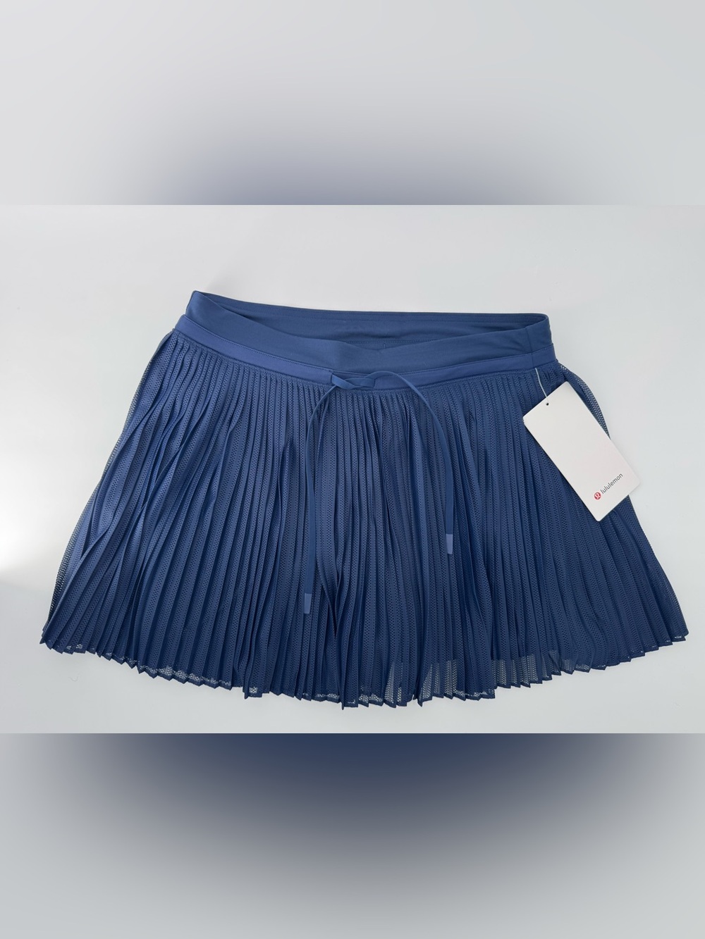 NWT Lululemon Ace Advantage Pleated Tennis Skirt Blue Size M $128